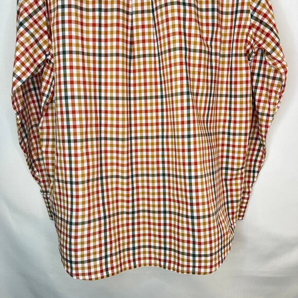Mens Checkered Multicolor Southern Point Co Button Down Size Medium - Picture 9 of 10